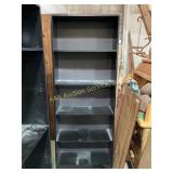 Black Five-Shelf Freestanding Bookcase