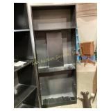 Black Laminated Bookshelf With Adjustable Shelves