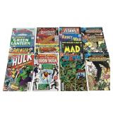 Comic Books Featuring Marvel and DC Titles Includi