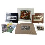 Signed Prints Featuring Nature and Architectural S
