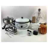Kitchen Appliances: Slow Cooker, Fondue Pot, and H