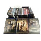 DVDs: Lord of the rings, Pirates of the