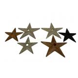 Lot Of 6 Cast Iron Stars