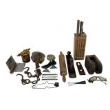 Hand Tools, Metal Hardware, and Vintage Implements