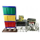 Black & Decker Toaster Oven, Storage Bins, and Igl