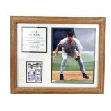 14x17 Cal Ripkem Baseball Sign