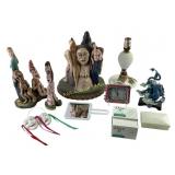 Milk Glass Table Lamp, Objects Featuring Abstract