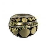 18k Gold and .925 Sterling Silver Size 7 Ring