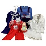 Vintage Baby Lot 4 Outfits 70