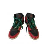 Nike Air Jordan Retro High Top Sneakers Black Red