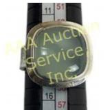 SMD .925 Sterling Silver Size 7 Ring with Hammered