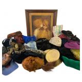 Hats: Christian Dior Chapeaux, Betmar, Ferncroft.