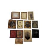Tintypes and Framed Portrait Photographs