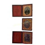 Tintype Photographs in Thermoplastic Cases