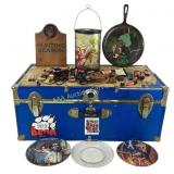 Decorative Plates, Painted Skillet, Hunting Sign,