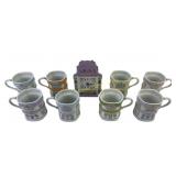 Lenox Village Coffee Mugs And Matching Fine Porcel