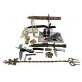 Vintage Knife Lot With Vintage Decor/Jewelry