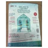 Deluxe walk in 2 tier 8 shelf portable