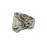 Size 7 Sterling Silver Spoon Ring