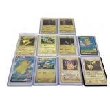 Pokemon Pikachu Trading Cards 10 Cards