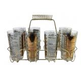 Cocktail Recipe Glasses With Gold Detailing And Me