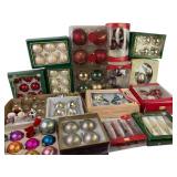 Decorative Glass Christmas Ornaments in Various St
