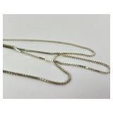 925 Silver 29.5-Inch Chain Necklace