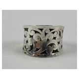 Lois Hill .925 Sterling Silver Hammered Finish Rin