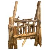 Handcrafted Rustic Wooden Twin Bed Frame by Countr