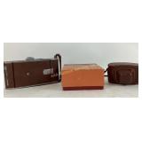 Polaroid Land Camera, Model 200 Flash Gun and Koda