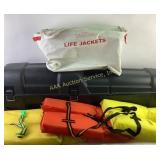 Life Jackets with Golf Guard Hard-Shell Case