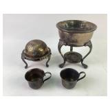 Reed & Barton Silverplate Items with Decorative Mo
