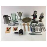 Household Items with Medals, Pewter Goblet, and NF