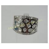 .925 Sterling Silver Ring with Gemstone Accents, 6