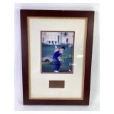 Framed Nick Faldo Autographed Golf Photograph W/Pl