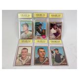 Lot Of 6 Vintage Baseball Cards