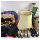 Womenï¿½s Bags, Shoes sizes 8 & 8.5, and Lampshade