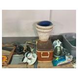 Industrial and Outdoor Items With Rusted Thermos C