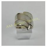 Size 6.5 Sterling Silver .925 Thai Ring with Inlay