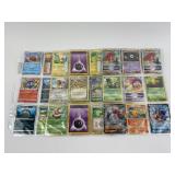 4 Pokemon Trading Card Pages 36 Trading Cards