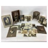 Early 20th Century Black-And-White Portrait And Fa