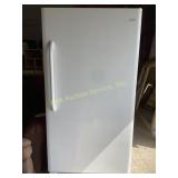 White Frigidaire Upright Freezer Model FFU17F5AWD