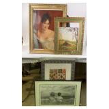 Framed art: de madame recamier, abstract