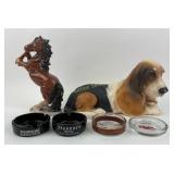 Vintage Casino Ashtrays and Rax