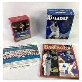Baseball Memorabilia Including Halladay and Smith