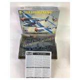 Revell P-38J Lightning and AMT 1962 Chevrolet Bel