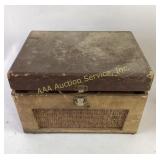 Zenith Portable Record Player and Hankscraft Model