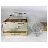 Crystal Snack Plate Sets with Cups Monogrammed ï¿½Dï¿½