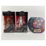 3 Star Wars Vintage NOS Micro Machines
