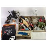 Decorative Silverplate Teapot Set, Musical Theater